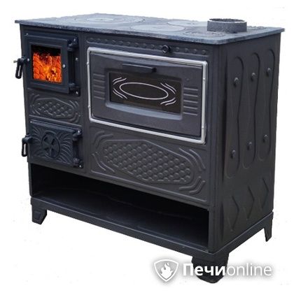 Отопительно-варочная печь МастерПечь ПВ-05С с духовым шкафом, 8.5 кВт в Асбесте